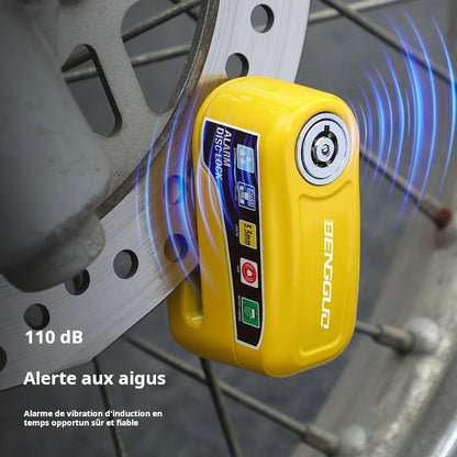 Verrou de frein à disque pour moto, vélo de montagne, alarme antivol, alliage de vélo électrique