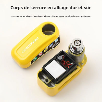 Verrou de frein à disque pour moto, vélo de montagne, alarme antivol, alliage de vélo électrique