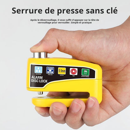 Verrou de frein à disque pour moto, vélo de montagne, alarme antivol, alliage de vélo électrique