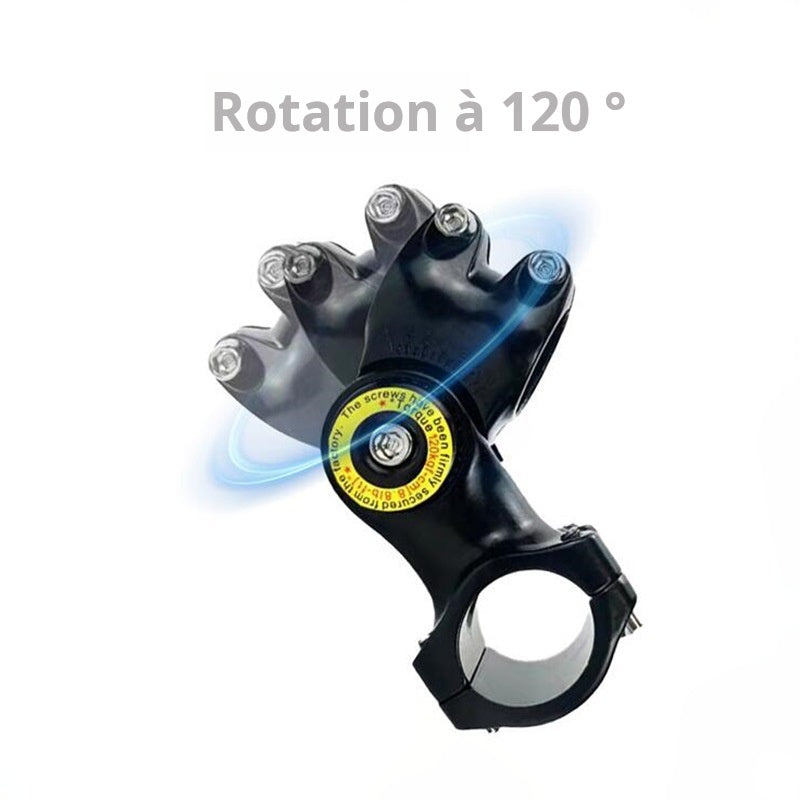 Compatible avec GOPRO insta360 DJI Bike, Moto, Bicycle de montagne, Selfie Stick, Support d'équitation fixe