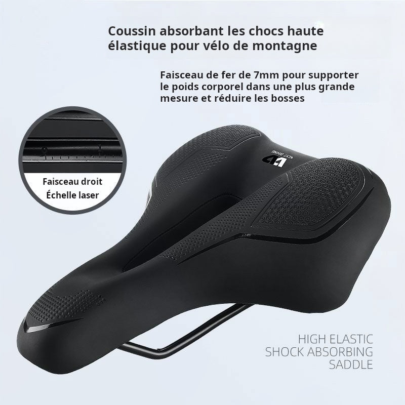 G5J West Rider selle de vélo amortisseur selle doux grossi vélo confort selle respirante