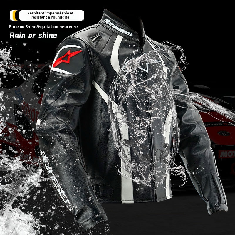 Veste Moto Racing AlpinStyle – Performance & Protection Haut de Gamme