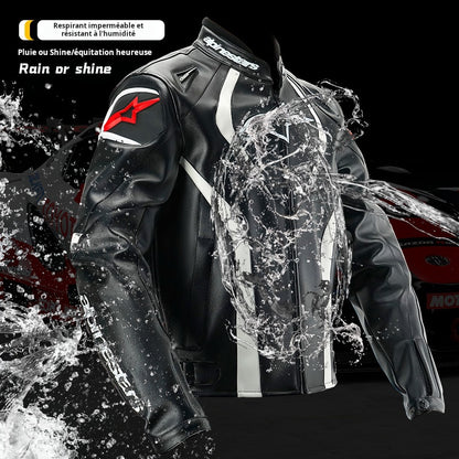 Veste Moto Racing AlpinStyle – Performance & Protection Haut de Gamme