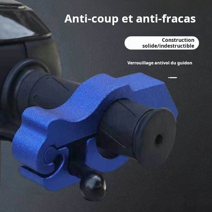 Verrouillage de poignée alarme vélo alliage universel verrouillage de frein  anti-vol