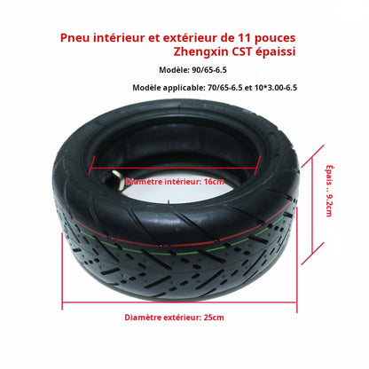 Pneumatiques de 11 pouces : Dualtron Ultra, Kukirin G4 pneumatiques grossis de 11 pouces Qualité Premium lot de 2