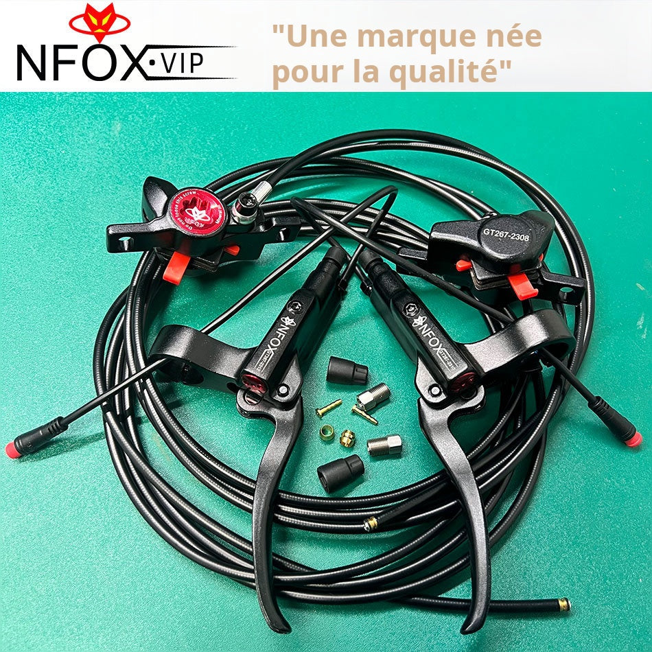Nouveau NFOXGT267 frein à huile ensemble de frein de trottinette électrique pièces de frein à disque d'huile accessoires de conduite droite