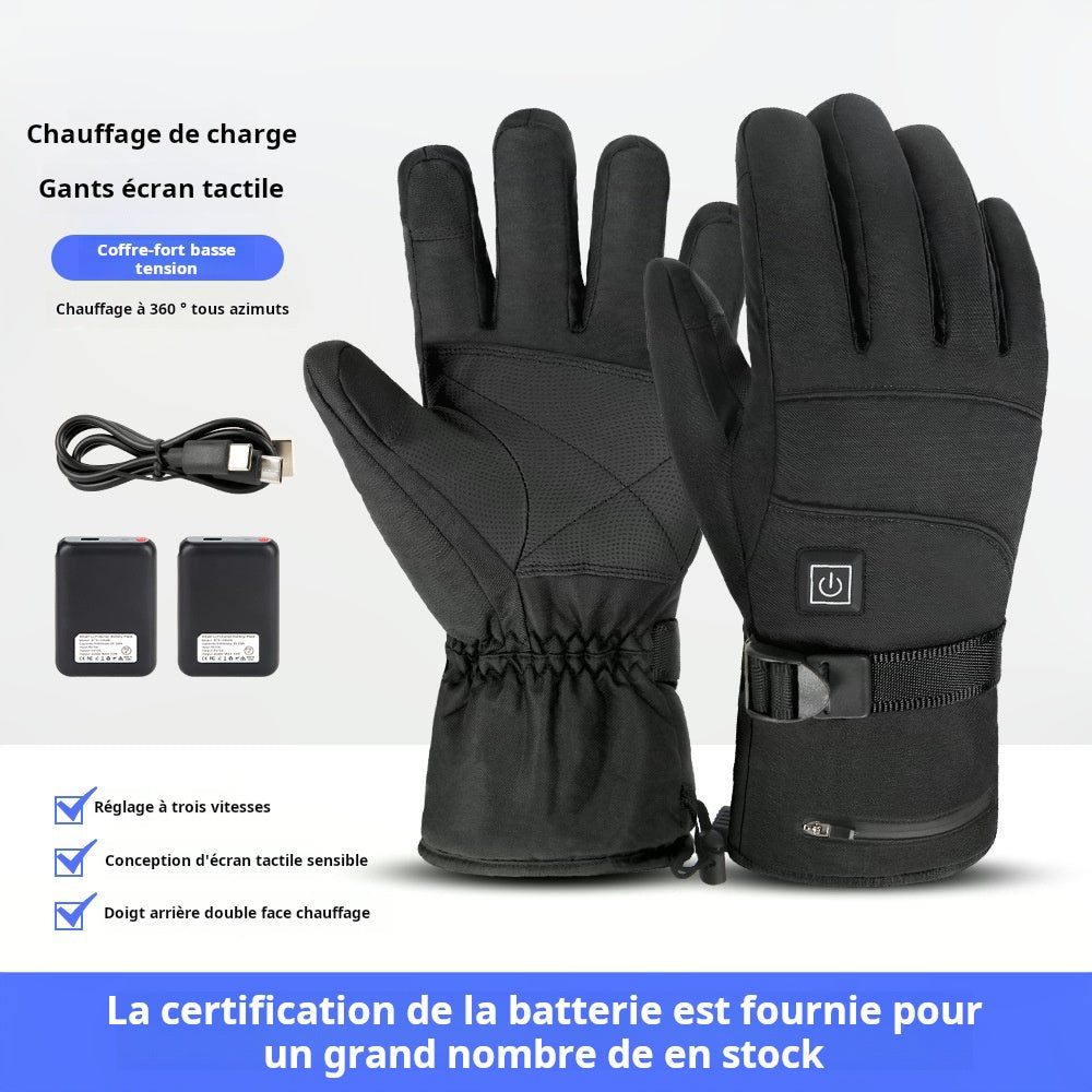 Gants thermiques. Gants de chauds, pour l'hiver imperméable et résistant au froid.