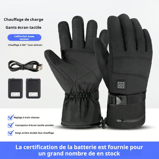 Gants thermiques. Gants de chauds, pour l'hiver imperméable et résistant au froid.