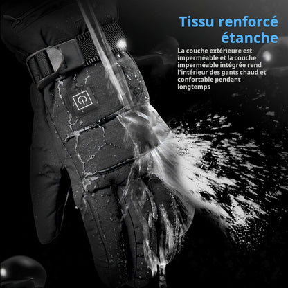 Gants thermiques. Gants de chauds, pour l'hiver imperméable et résistant au froid.
