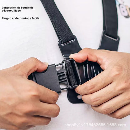 Support de tir sur la poitrine de la caméra d'action GoPro Vista en première personne de tir en direct Support pour téléphone de cyclisme
