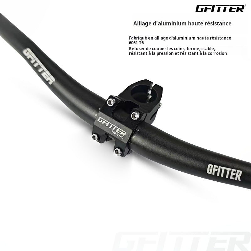 GFITTER Mountain Bike Guidon en aluminium ultraléger 620cm 720cm 780cm