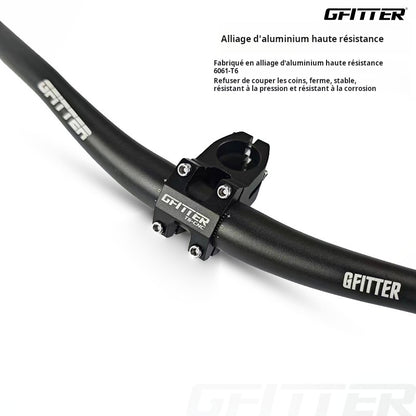 GFITTER Mountain Bike Guidon en aluminium ultraléger 620cm 720cm 780cm