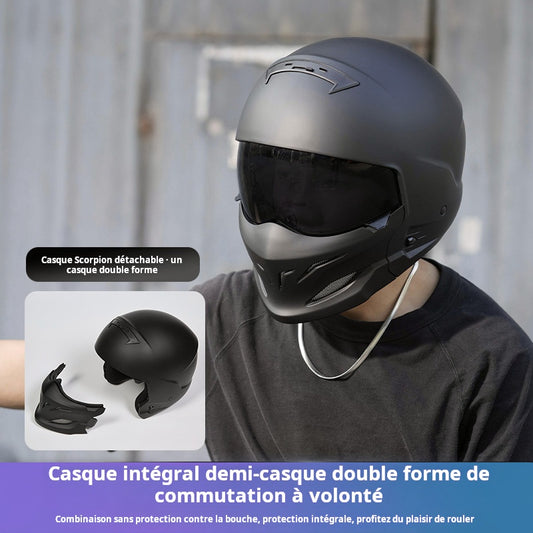Casque de moto vintage