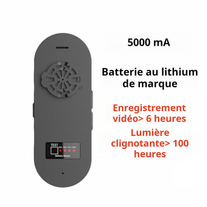 HDR HD 4K Impermeable Enregistreur de cyclisme USB Smart Brake Warning Support en double mode