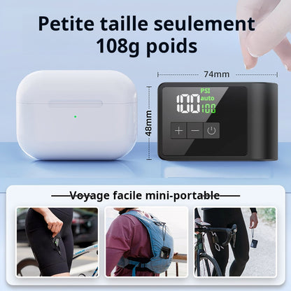 Pompe gonflable de cyclisme Ai pompe électrique intelligente portable