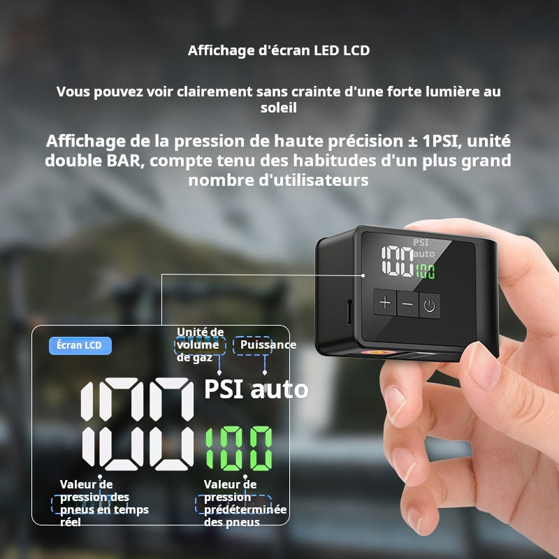 Pompe gonflable de cyclisme Ai pompe électrique intelligente portable