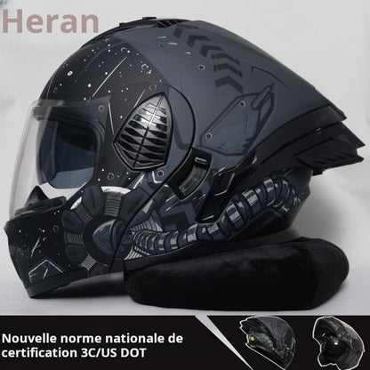 NBTK casque de moto double lentille 3C