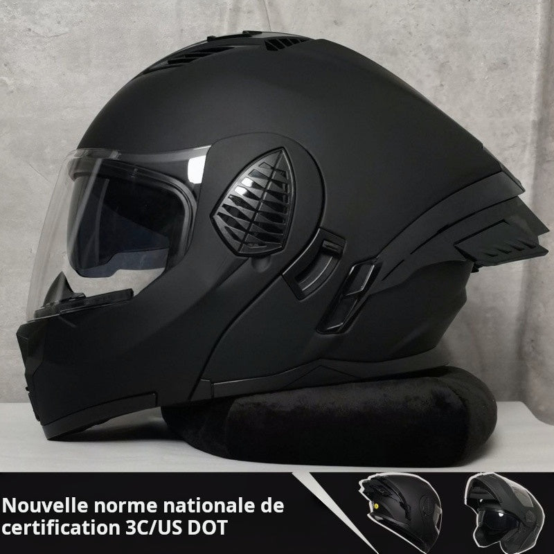 NBTK casque de moto double lentille 3C