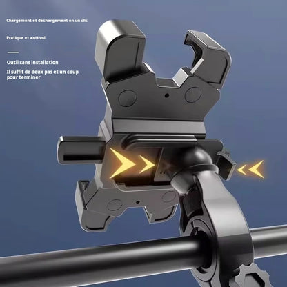 Support pour téléphone, moto, vélo et trottinette électrique antichoc