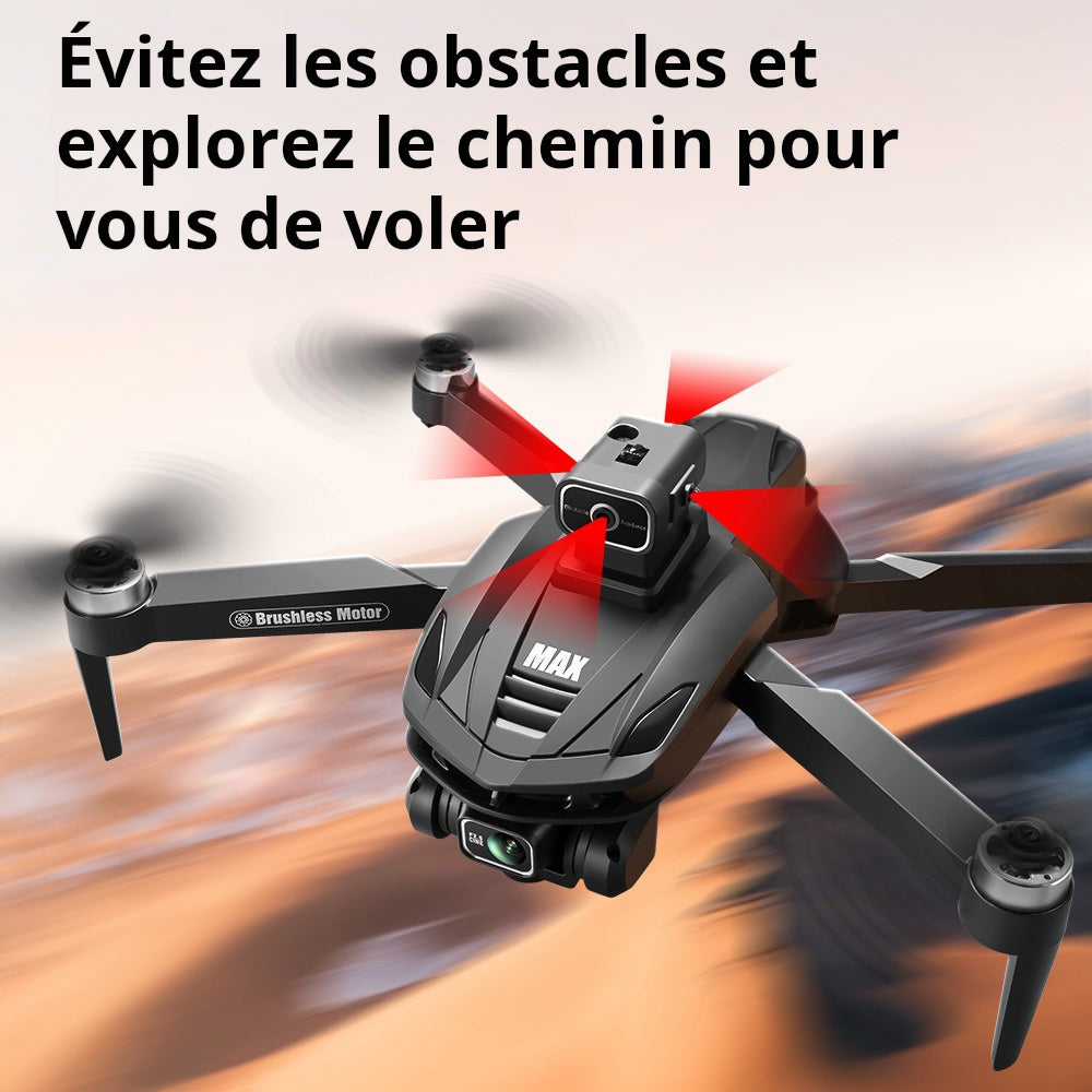 Nouveau produit v168MAX sans brosses GPS avec écran de photographie aérienne en HD, drones pour éviter les obstacles, trafic extérieur et télécommande
