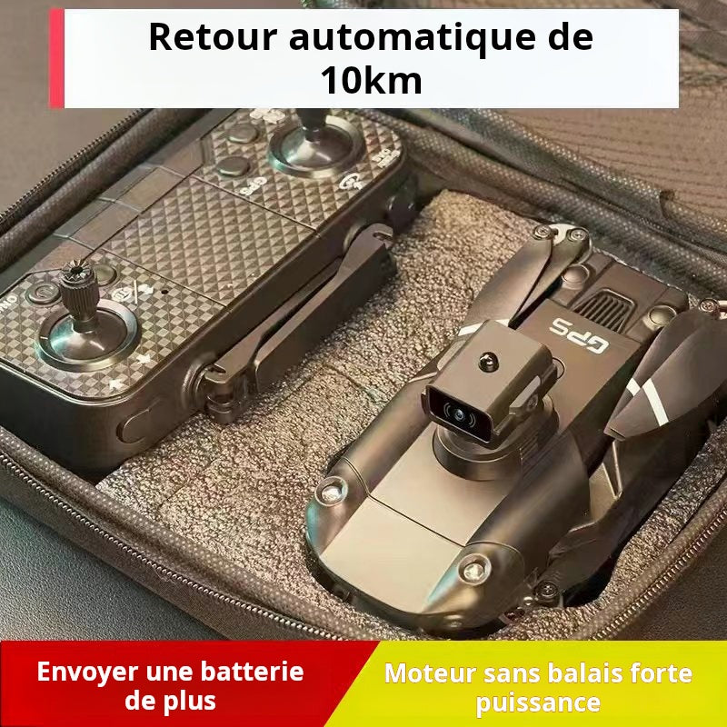 Photographie aérienne avec drones avec technologie noire, Drone professionnel 8k hd pour adultes, intelligent