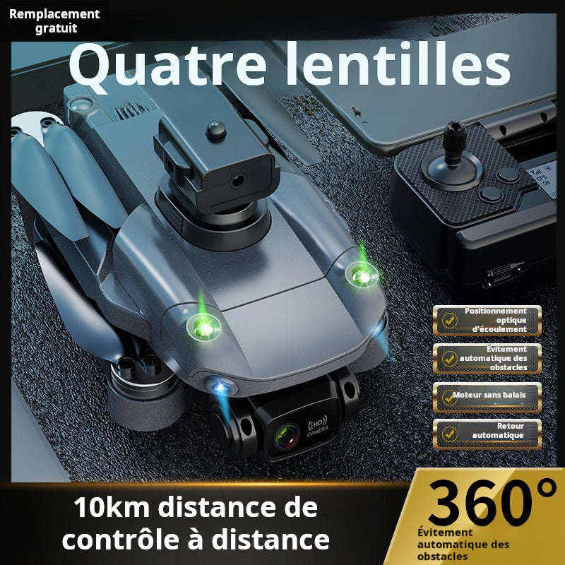 Photographie aérienne avec drones avec technologie noire, Drone professionnel 8k hd pour adultes, intelligent