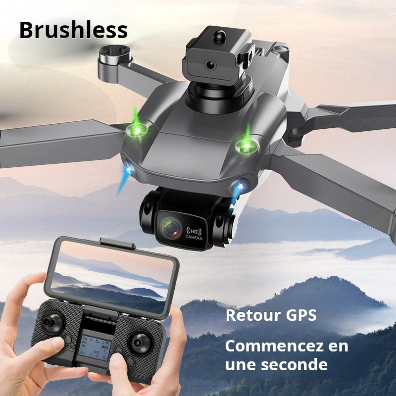 Photographie aérienne avec drones avec technologie noire, Drone professionnel 8k hd pour adultes, intelligent