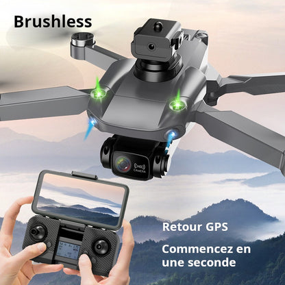 Photographie aérienne avec drones avec technologie noire, Drone professionnel 8k hd pour adultes, intelligent
