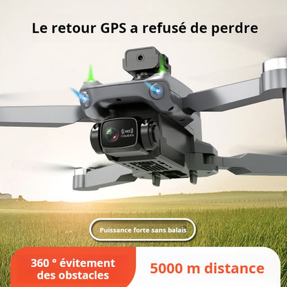 Photographie aérienne avec drones avec technologie noire, Drone professionnel 8k hd pour adultes, intelligent