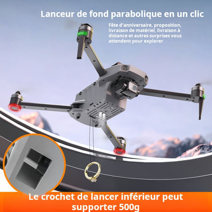 Télécommande à écran tactile, photographie aérienne de drones Cole Airlines K11, drone téléguidé professionnel de grande taille.