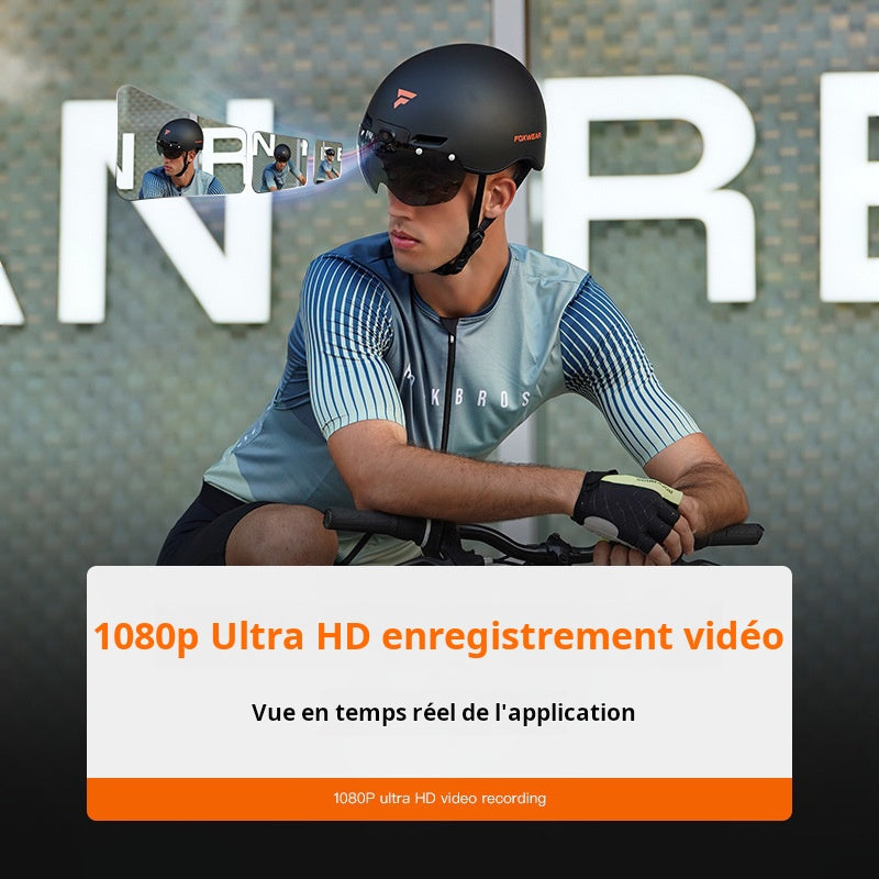 Casque FOXWEAR Bluetooth pour vélo avec camera intégrée