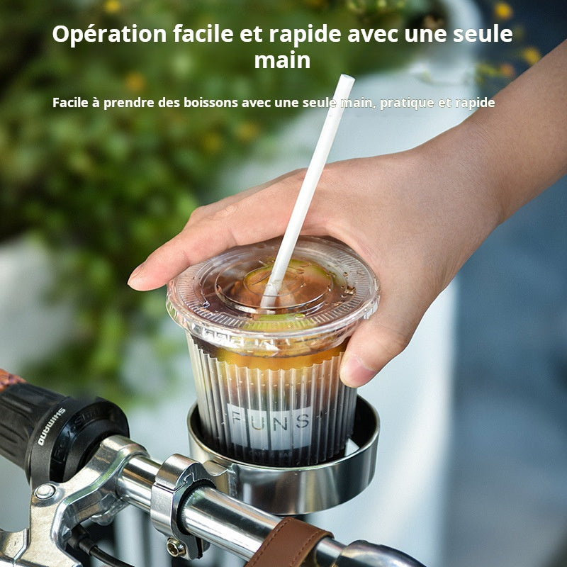 ACRUNU – porte-bouteille en alliage d'aluminium pour vélo, porte-bouteille pour vélo électrique, porte-gobelet à café, porte-thé au lait pour vélo de montagne