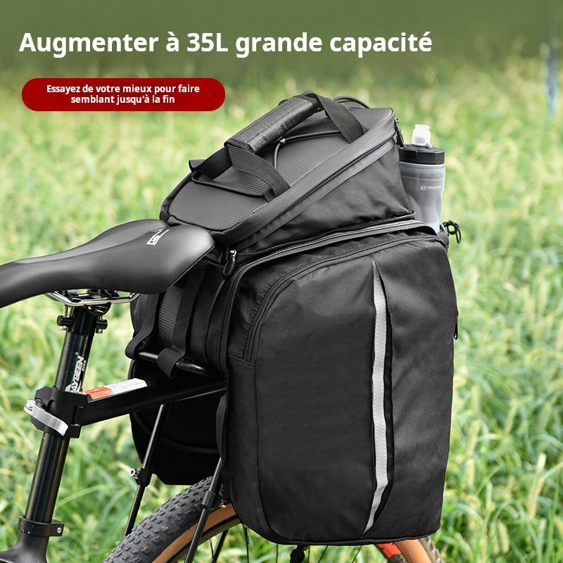 Mochila ACRUNU Bolsa de asiento trasero impermeable de gran capacidad Bolsa trasera de estantería trasera Accesorios Equipamiento