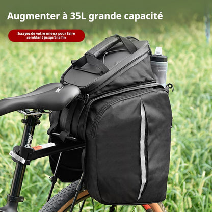 Mochila ACRUNU Bolsa de asiento trasero impermeable de gran capacidad Bolsa trasera de estantería trasera Accesorios Equipamiento