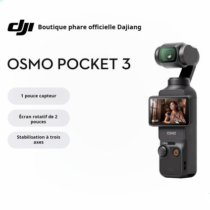 DJI Pocket 3 caméra cardan caméra d’action gimbable caméra vlog caméra vlog