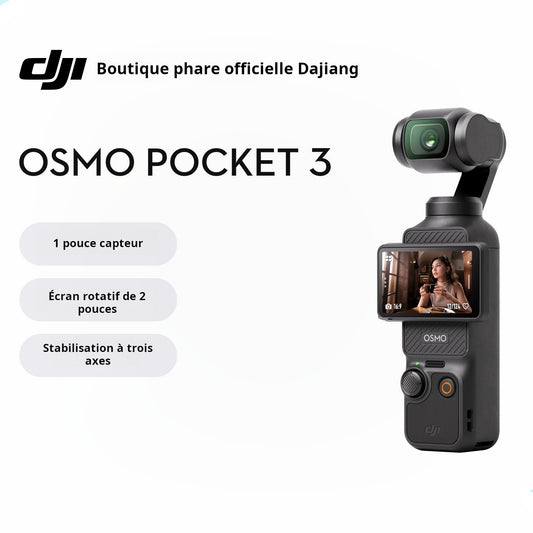 DJI Pocket 3 caméra cardan caméra d’action gimbable caméra vlog caméra vlog