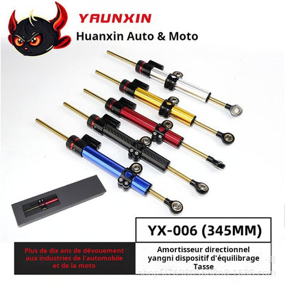 YAUNXIN stabilisateur de direction réglable en fibre de carbone 345mm