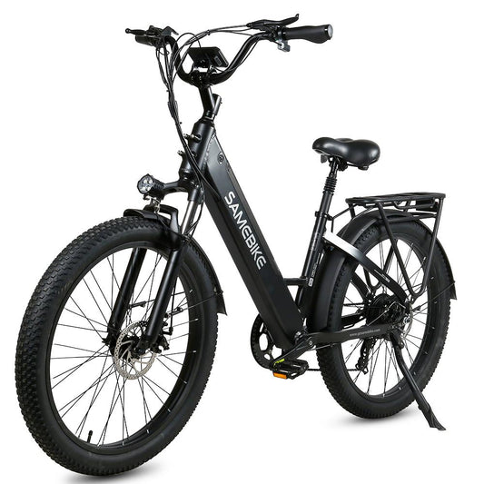 Vélo électrique RS_A01 noir 500W 25km batterie puissante pneu résistant